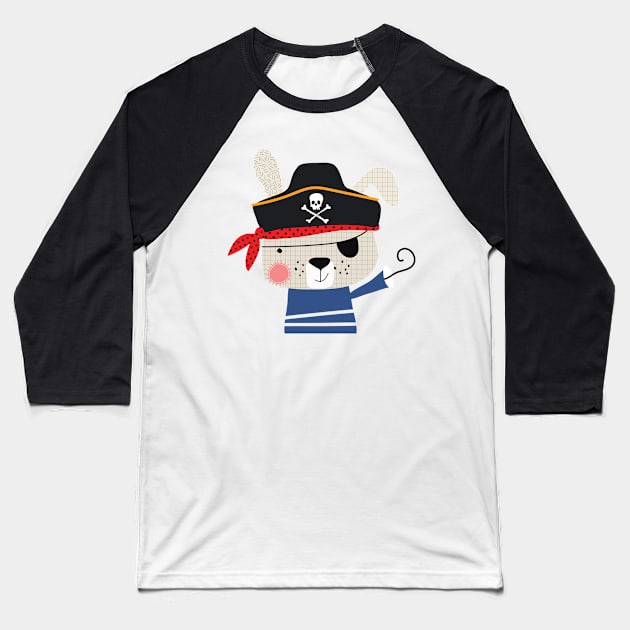 cute boy pirate Baseball T-Shirt by tfinn